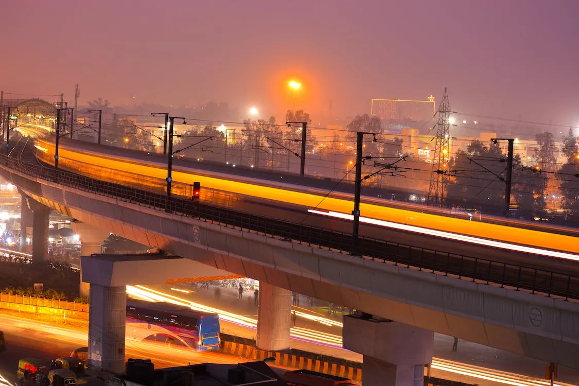Metro of New Delhi, India