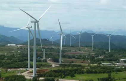 Parque eólico Cerro de Hula en Honduras