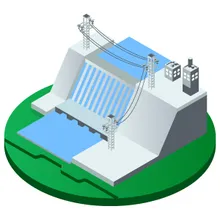Image d'un barrage hydraulique