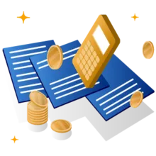 energy bills, money & a calculator