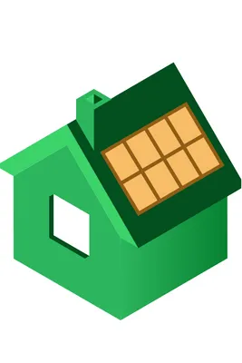 Panneaux solaires intégrés à une maison