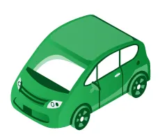 Voiture verte 